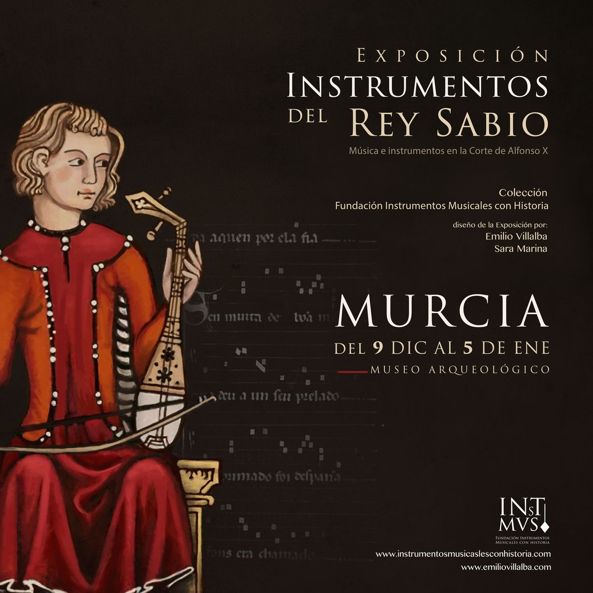 Ya estamos en #MURCIA con nuestra 𝗘𝘅𝗽𝗼 '𝗜𝗻𝘀𝘁𝗿𝘂𝗺𝗲𝗻𝘁𝗼𝘀 𝗱𝗲𝗹 𝗥𝗲𝘆 𝗦𝗮𝗯𝗶𝗼' 😍 Del 9 de diciembre al 5 de enero,  en el Museo Arqueológico. 
🌟Os esperamos este jueves, 9 de diciembre, a las 19:00h, en el concierto de presentación 🎶🎶
#expoelreysabio #alfonsox