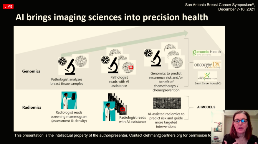 SBC_org's tweet photo. Here for it! Incredible presentation! #SABCS2021 #SABCS21 #AI #PrecisionHealth #ImprovedAccess https://t.co/Ur3TXyQXH0