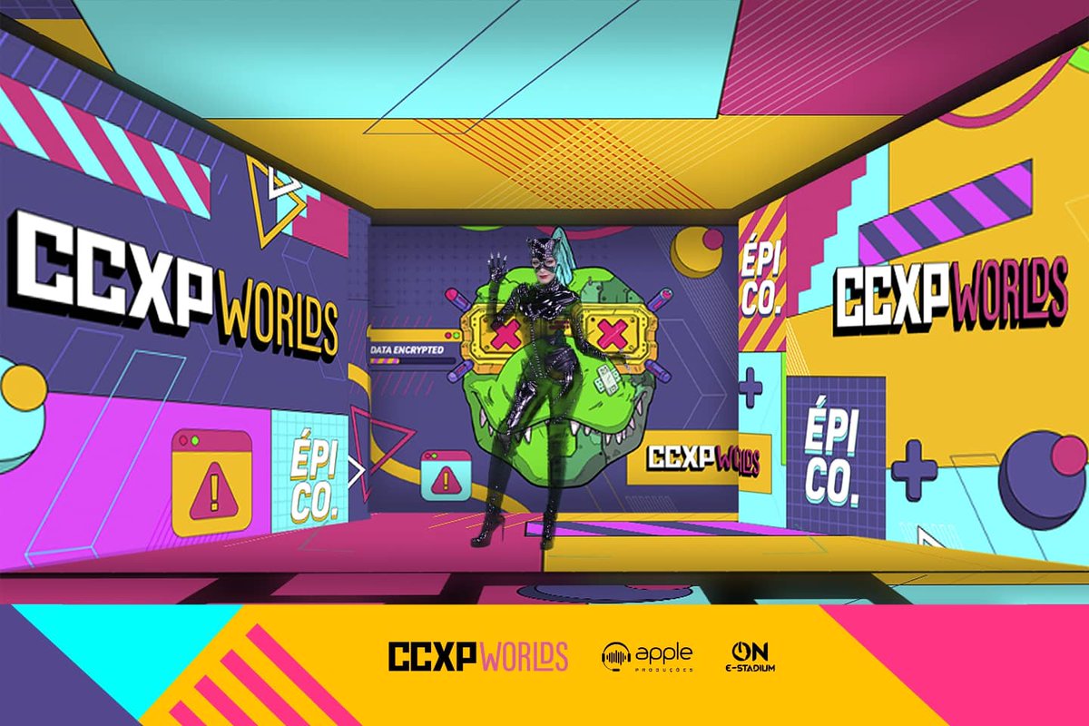 Yukilefay's tweet photo. O verde do Chroma Key refletiu no vinil e eu fiquei translúcida!! 🤣 Foto na ativação da #CCXPWorlds https://t.co/SgVsIy0711