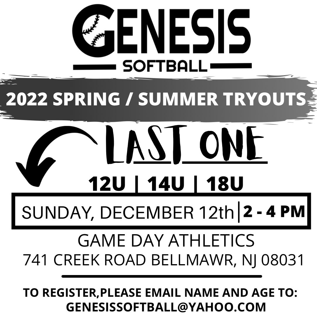 Genesis Softball tweet media