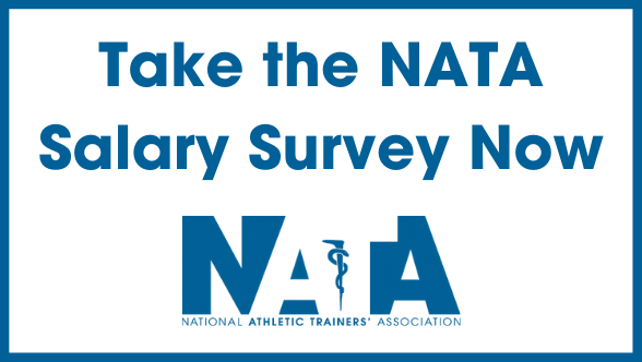 The NATA Salary Survey is open now. You should be receiving an email today from NATA Communications that contains the link for the survey. Check your junk/spam folder if you do not see it in the inbox.