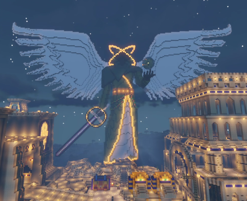 quackitotem's tweet photo. the scaffolding on the dreamXD statue has been removed !!! 
EVERYONE GIVE IT UP FOR FOOLISH GAMERS https://t.co/JDrMrBVa4H