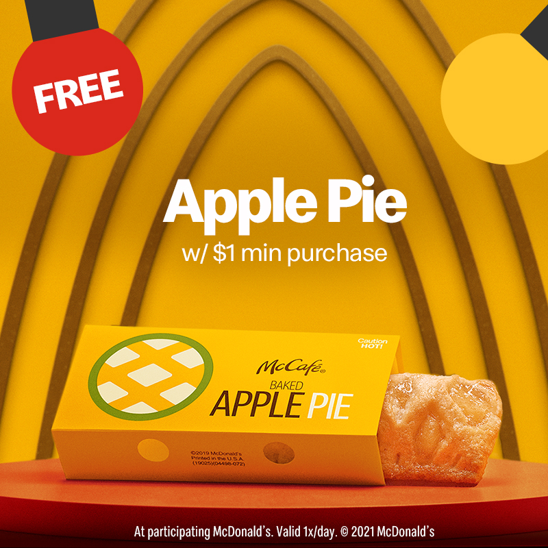 McDonalds's tweet photo. 🎶 on the second week of the Mariah Menu, Mariah gave to me...these six FREE tasty treats

get these items during the last week of the Mariah Menu, only in the app 🎶