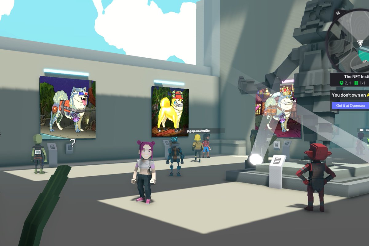 stormysoundpear's tweet photo. @TheSandboxGame 7 dogs total in here https://t.co/uNx9NZZzfm