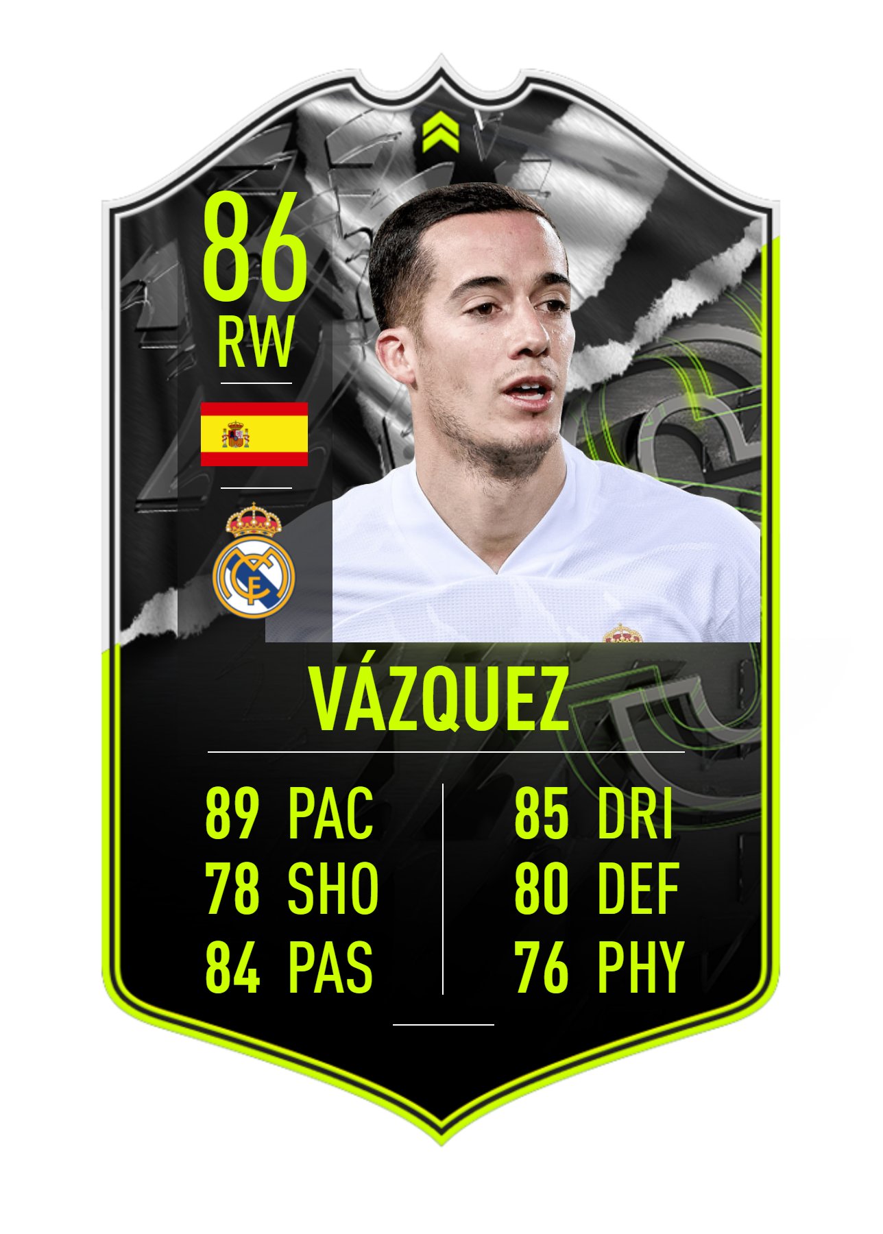 ConanGW on X: Lucas Vazquez 🇪🇸Y Kondogbia🇨🇫 Disponible en SBC Showdown  REQUISITOS: Vazquez : 1 x 84 (1 TOTW) 1 x 85 Kondogbia : 1 x 84 (1 TOTW) 1  x 85 #Showdown #FIFA22 #ULTIMATETEAM  / X