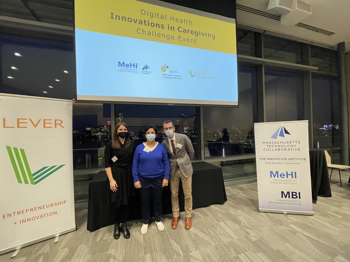 MassEHealth's tweet photo. Congratulations to the finalists on their pitches during the Innovation in caregiving Challenge Event!

@kintocare was announced as the final pitch #WINNER, they are doing amazing and innovative work with @MITREhealth that deserves recognition. https://t.co/xjSEv2riU2