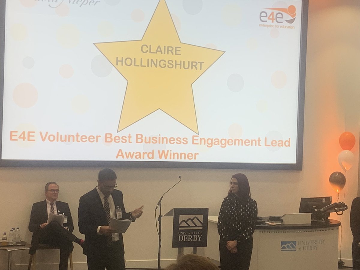 Penguin PR (@penguin_pr) on Twitter photo ๐ Congratulations to the fabulous Claire Hollingshurst of <a href="/LubrizolCorp/">Lubrizol</a> on her <a href="/E4EDerby/">E4E Derby</a> award. #Derbyshire based Lubrizol were also sponsors of the STEM category #e4eawards ๐ Congratulations to the fabulous Claire Hollingshurst of <a href="/LubrizolCorp/">Lubrizol</a> on her <a href="/E4EDerby/">E4E Derby</a> award. #Derbyshire based Lubrizol were also sponsors of the STEM category #e4eawards