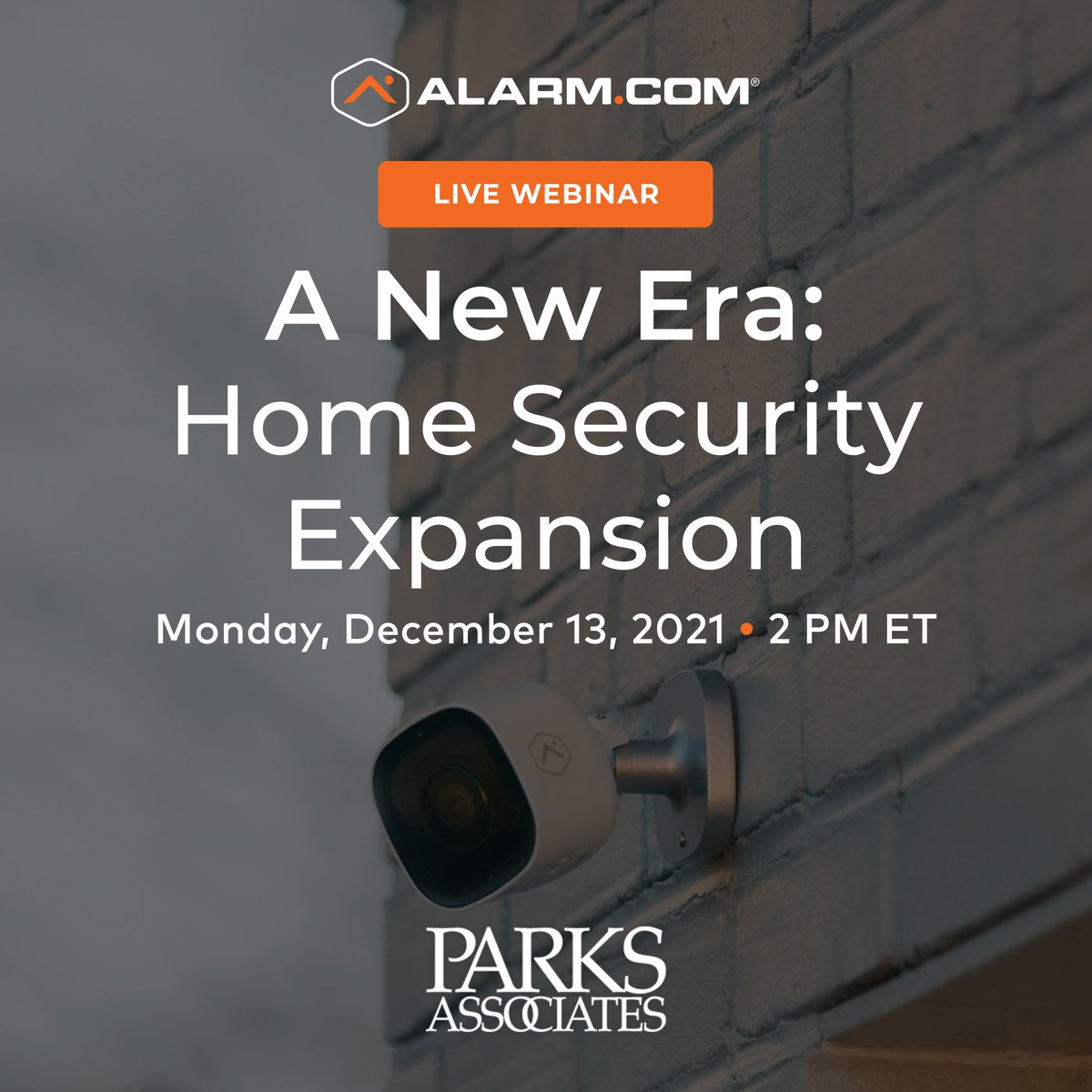 PSTechResearch's tweet photo. 20% of US #broadband households have an interactive #securitysystem. Don't miss @ParksAssociates' #webinar with @AlarmDotCom on DEC 13, which will examine how #professionalservices can increase #revenue and add value for #consumers: https://t.co/Jg9UKi4t2H https://t.co/F4n7ia33Ll