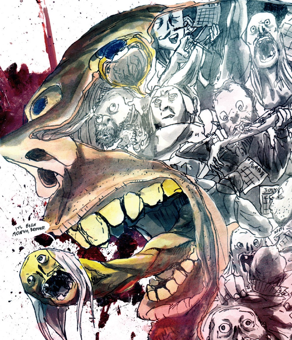 KevinRoditeli's tweet photo. Probably my favorite panel from our Graphic Novel Freak Snow: Revenge is a Drug Vol.1 ! 

The moment that our main character realized he f*cked up! I think Rob nailed the feeling of it.

If you are interested to see what it's all about our @PREVIEWSworld code is DEC211426 🙂🤘 https://t.co/DZNBQSSASc