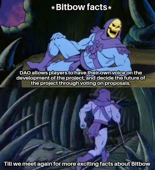 Crypto_Kratos_'s tweet image. Some reason why you should embrace @Bit_Bow123 new Gamefi  #Bitbow 
● The NFTization of game assets breaks platform monopoly and ensures players absolute ownership over assets
● Given the play-to-earn mode, players can earn abundant token rewards through daily tasks.
#Gamefi