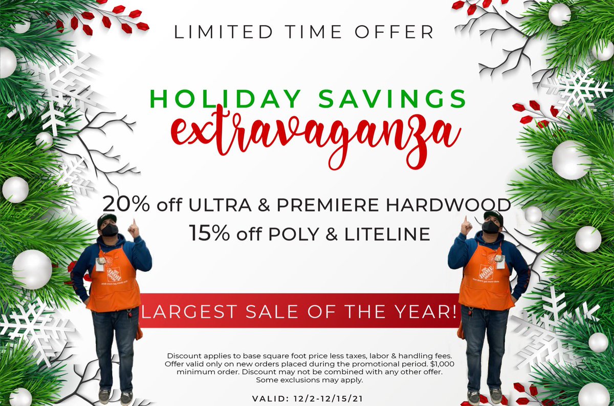 Bernie from Camarillo 1012 wants you to know about our Holiday Savings EXTRAVAGANZA!! 
⚪️🎄⚪️🎄⚪️🎄⚪️
<a href="/RockwoodShutter/">Rockwood Shutters</a> <a href="/HomeDepot/">The Home Depot</a> <a href="/1012SASM/">Specialty ASM</a> <a href="/DianeLizette/">Diane Avila</a>