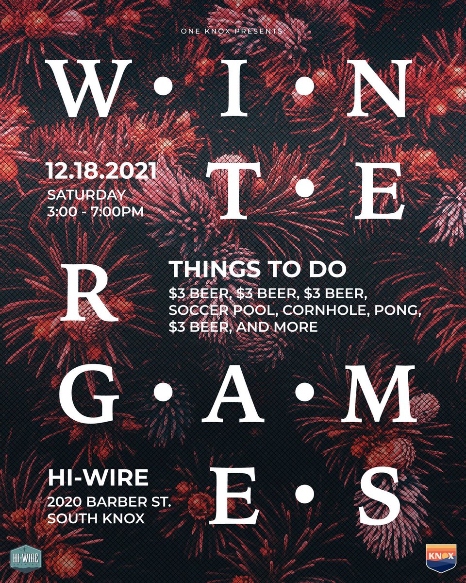 Holiday party with soccer themed drinking games. It’s going down next weekend at Hi-Wire Brewing!

- 12/18
- 3-7pm
- $3 beers, soccer pool, cornhole, pong, and more

#threedollarbeers