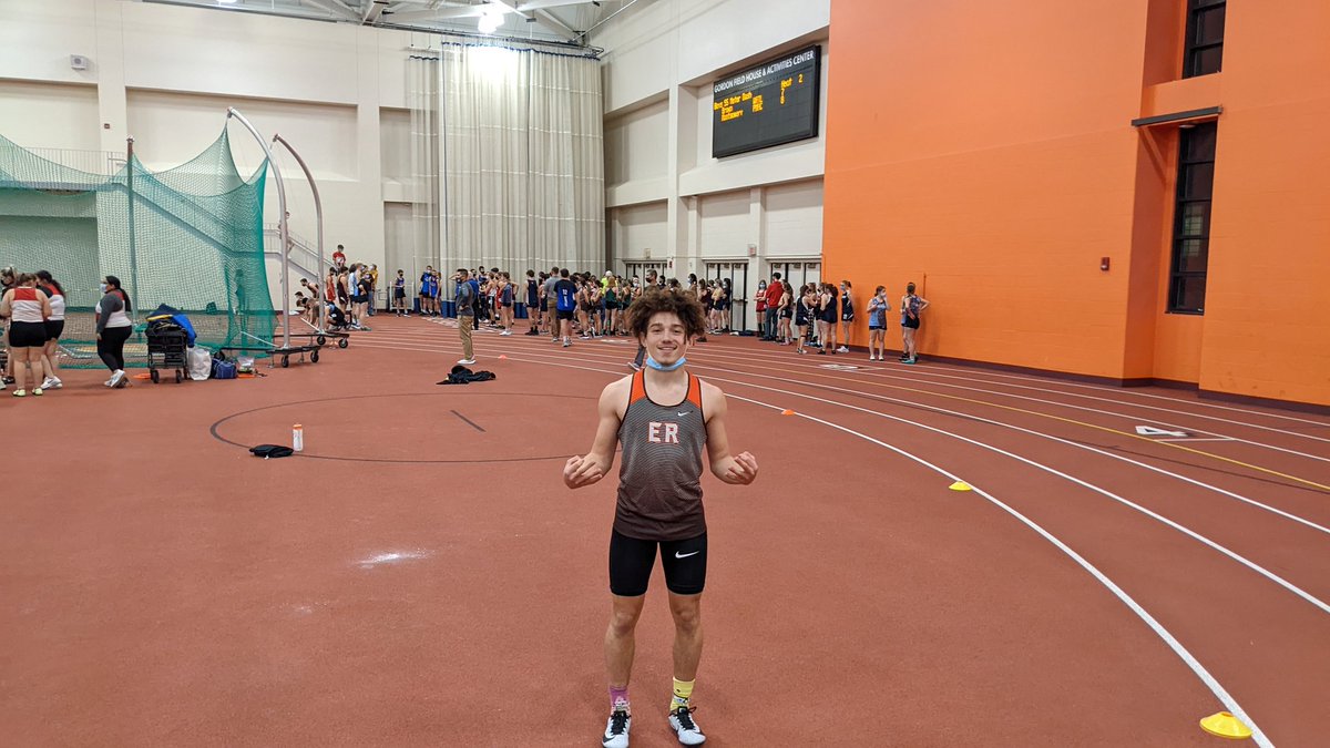 RECORD BREAKING PERFORMANCE! <a href="/LettaAdrian/">Adrian Letta</a> just set the school record in the 55 meters! 6.88 seconds. (Previous record- David Morabitos 6.89- 2004)