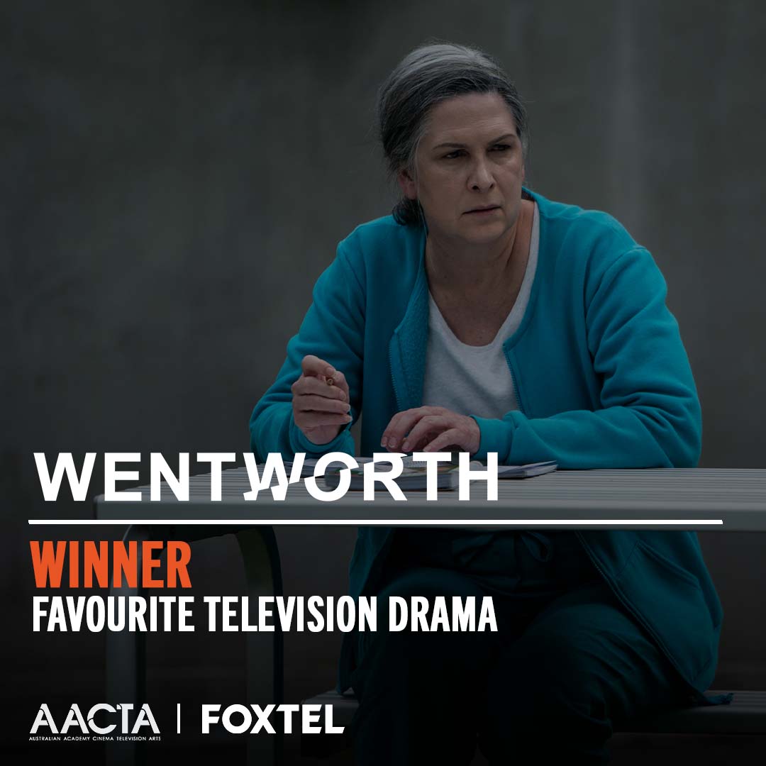 WINNER WINNER WINNER! Thank you to the best fans in the world! #Wentworth #AACTAs