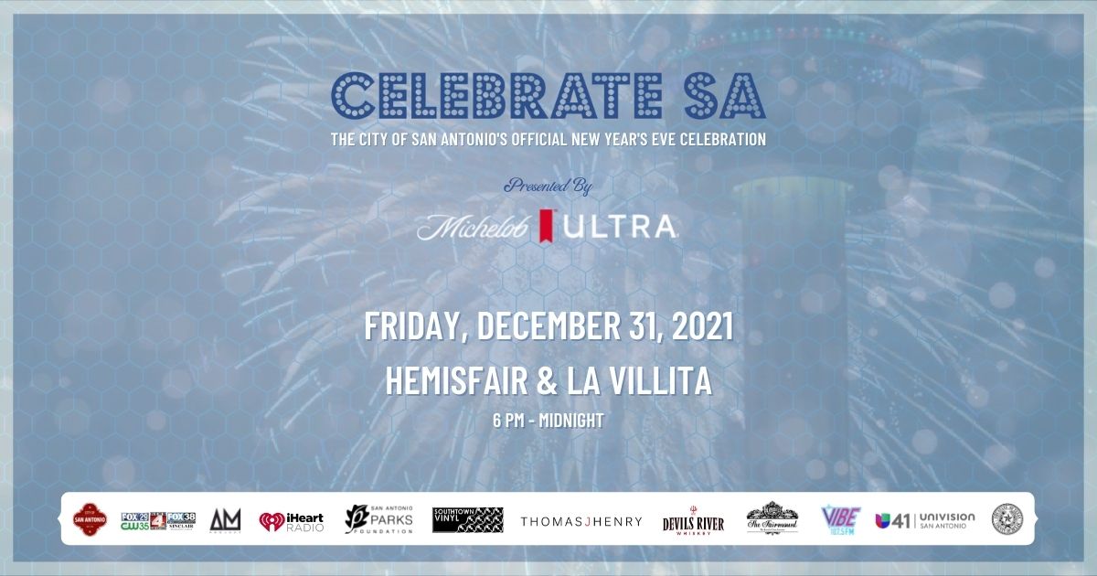 SAPksFoundation's tweet image. 🚨 JUST ANNOUNCED 🚨 Celebrate SA, the City of San Antonio’s Official New Year’s Eve Celebration returns to downtown on Friday, December 31 - Catch @djcatwalk, @andriaxrose, @Xaviersworld, Melange &amp;amp; more before the fireworks extravaganza! FREE and open to the public 🥳💥✨