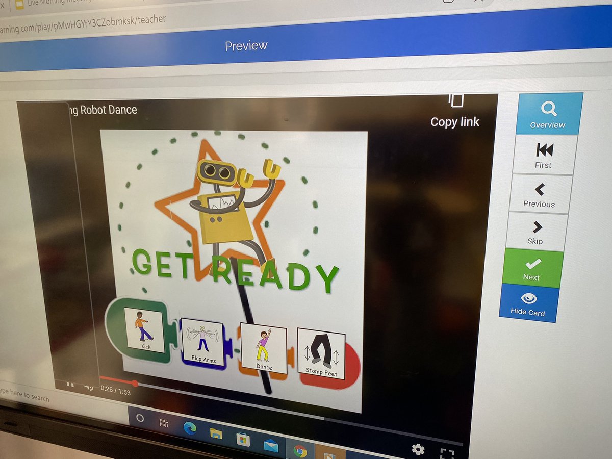 MrsThornsWorld's tweet photo. We wrote a gross motor algorithm and danced like robots!  #csedweek2021 #HourofCode2021 #NBTPreschoolStrong #MrsThornsRoseGarden @NBTECC @mrpassner @MissJessica_216 https://t.co/5cT56vGaHP
