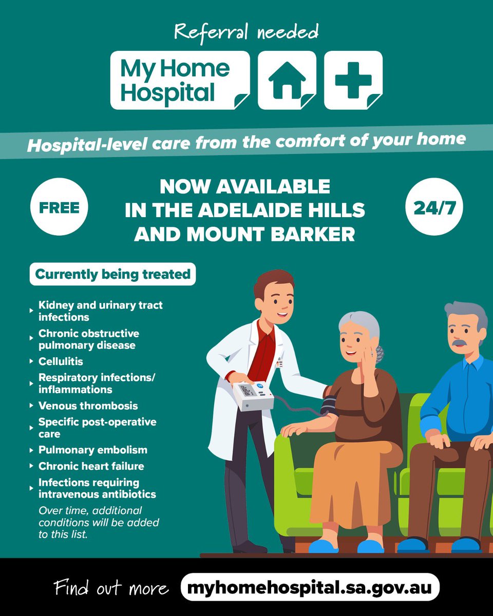The 1,600 patients already treated in the My Home Hospital program avoided potentially unnecessary trips to an Emergency Department or hospital admissions, freeing up beds for others who need them 🙌🏼🙌🏼