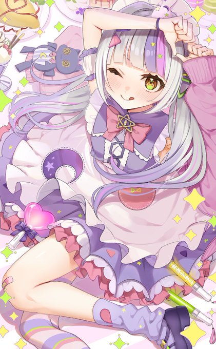 「紫咲シオン🌙ホロライブ@murasakishionch」 illustration images(Latest)