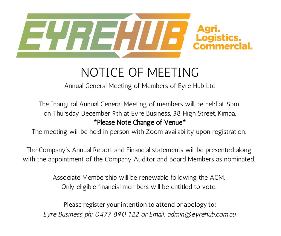 Eyre Hub tweet media