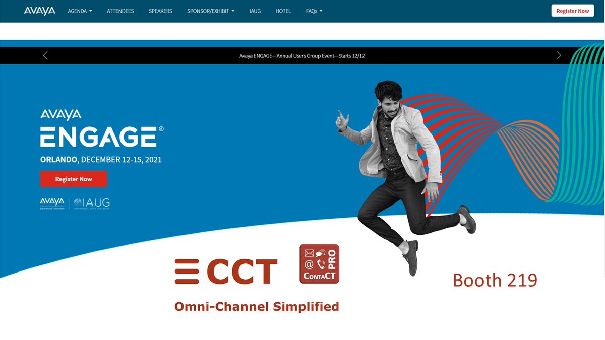 CCTSolutions's tweet photo. Avaya Engage #IAUG meet us in Orlando Dec. 12-15 booth 219 and learn more about #omnichannel for #Avaya. The Can’t Miss #customerexperience Event. See #ContactPro for Avaya OneCloud #CCaaS and see our latest Avaya #ACO #RingCentral & CPaaS Integrations.
https://t.co/r7wSdjVxJo https://t.co/0MFDC5hiWR