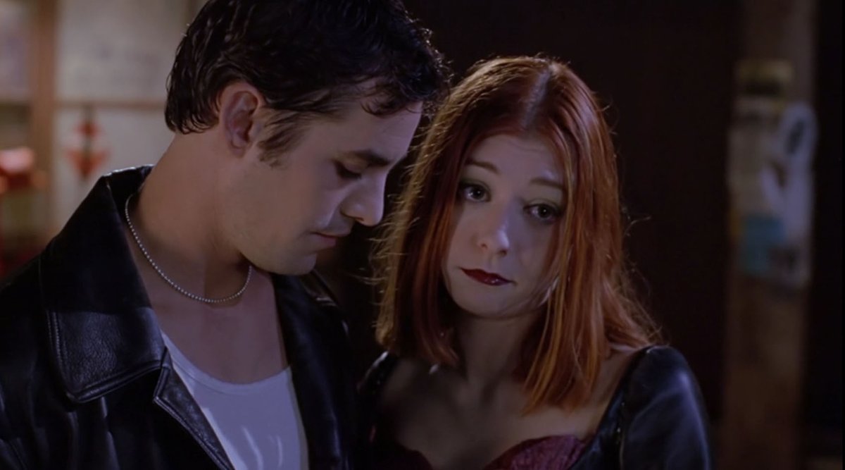 BuffyForums's tweet photo. Willow may have been "Bored now." But #Buffy viewers were captivated by @alydenisof's portrayal of #VampireWillow in The Wish (first aired: Dec. 8, 1998) @martinoxon gave us a multiverse of possibilities in this #BTVS episode. https://t.co/dlmZezwaEy