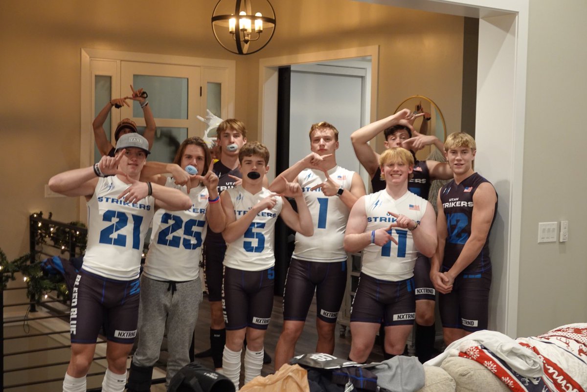 Utahstrikers7v7's tweet photo. Uniforms arrived from @nxtrndusa stay tuned we are just getting started. #zapsquad #bleedblue https://t.co/I2Yn0Ht9AB