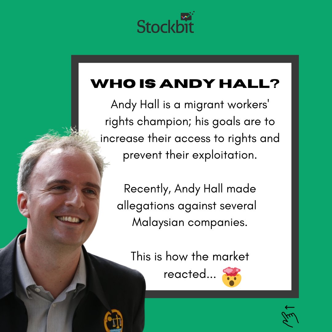 StockbitMy's tweet photo. Who is Andy Hall and why is it important that you know who he is?
Swipe left to learn about the importance of ESG in your investments!
#stockbitMY #startwithstockbit #andyhall #ESG #investments #bursa https://t.co/hoRB54y4yA