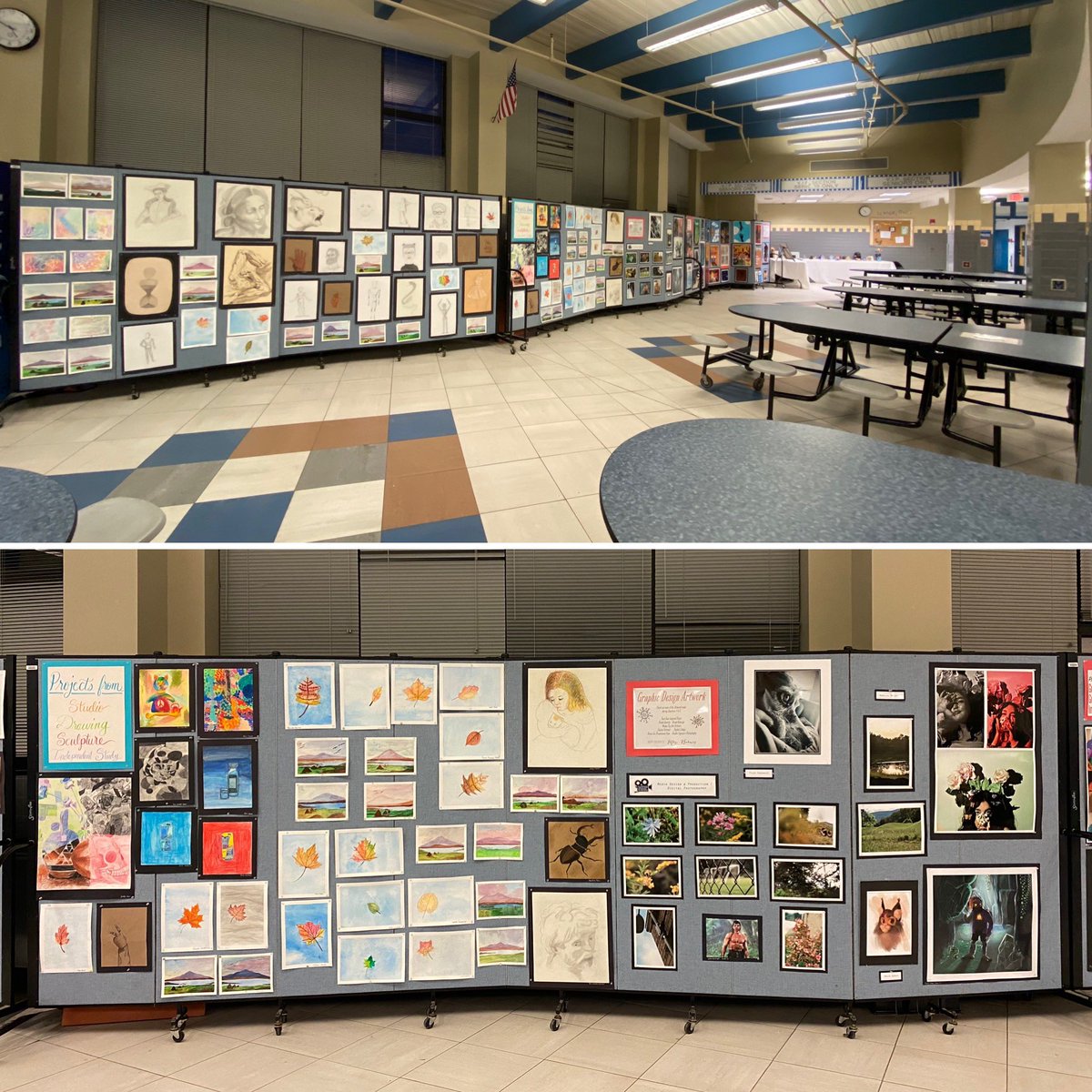 mrscring's tweet photo. 2021 Winter Concert &amp; Art Display. Congrats to all the performers and artists! https://t.co/WH8ZfFuDnF