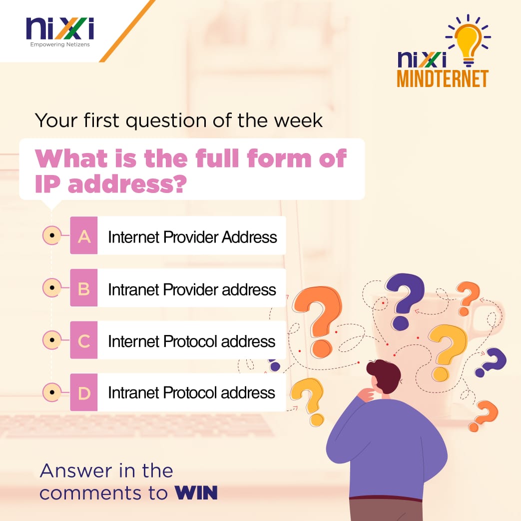 Answer the question on our Facebook or Twitter handle in our comment section and win huge prizes!  Get your general knowledge right and win exciting prizes.

#Quiz #Contest #Competition #Prizes #Internet #NIXIMindternet