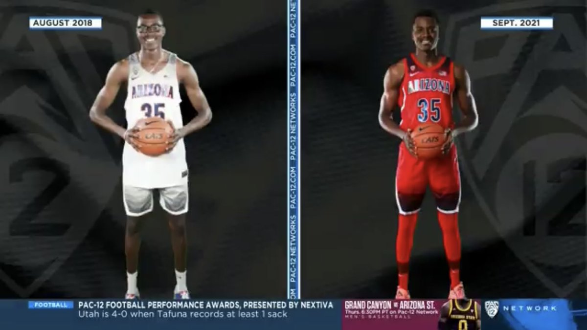 davidblattman's tweet image. You guys really let Christian Koloko develop like this without blinking an eye. You are FUCKED. Arizona means business. #KeepSleeping