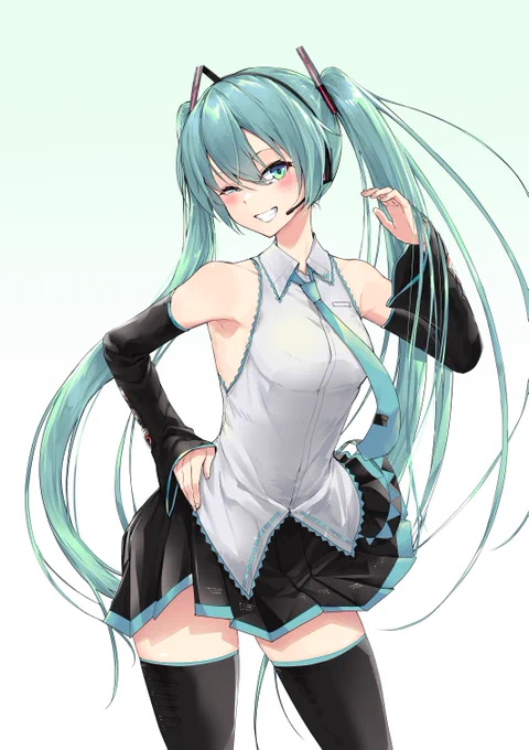 ミクさん!
#いいミクの日2021 #いいミクの日 