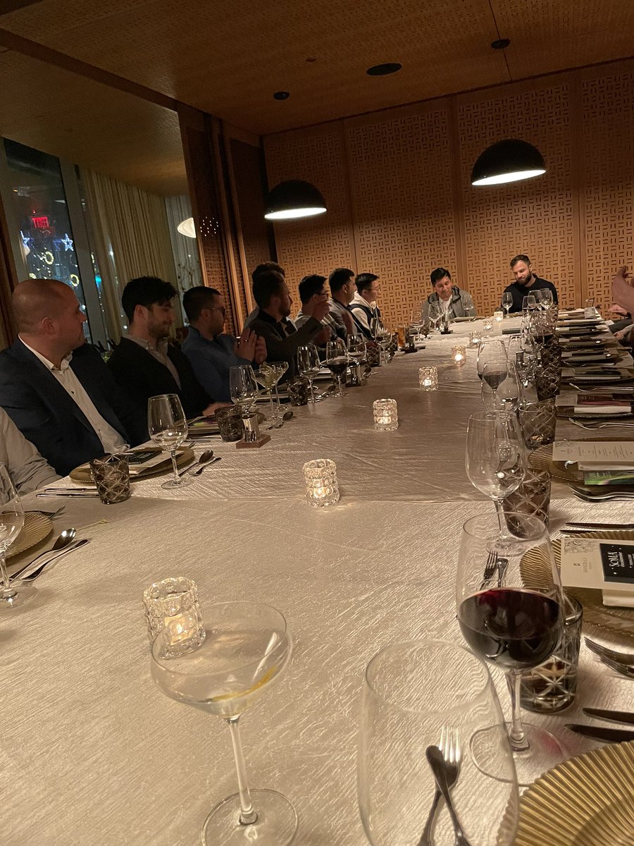 Can’t believe it’s been almost 2 years since we’ve had some of our CEOs together in one spot for dinner. Great times celebrating the year with our partners <a href="/jeeves_inc/">Jeeves</a> <a href="/RoseRocketApp/">Rose Rocket</a> and all our founders tonight!