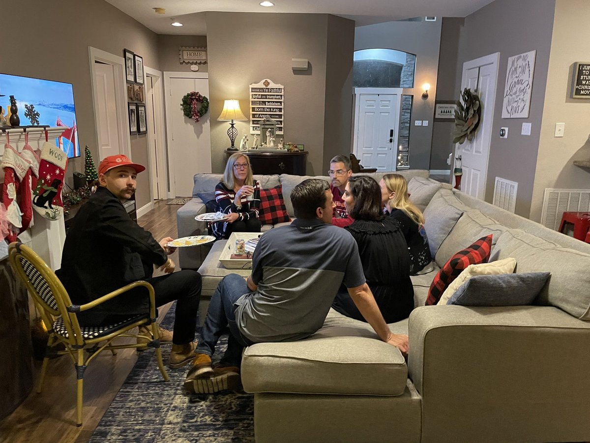 Andrew_Werley's tweet photo. Hosted our House Church tonight for our first ever Christmas party. Surprisingly, it has doubled in size in 4 months…tonight was the first time most of these people had met each other! Time to start another one! #multiplication #housechurch #churchproject https://t.co/XHVIjaZuEi