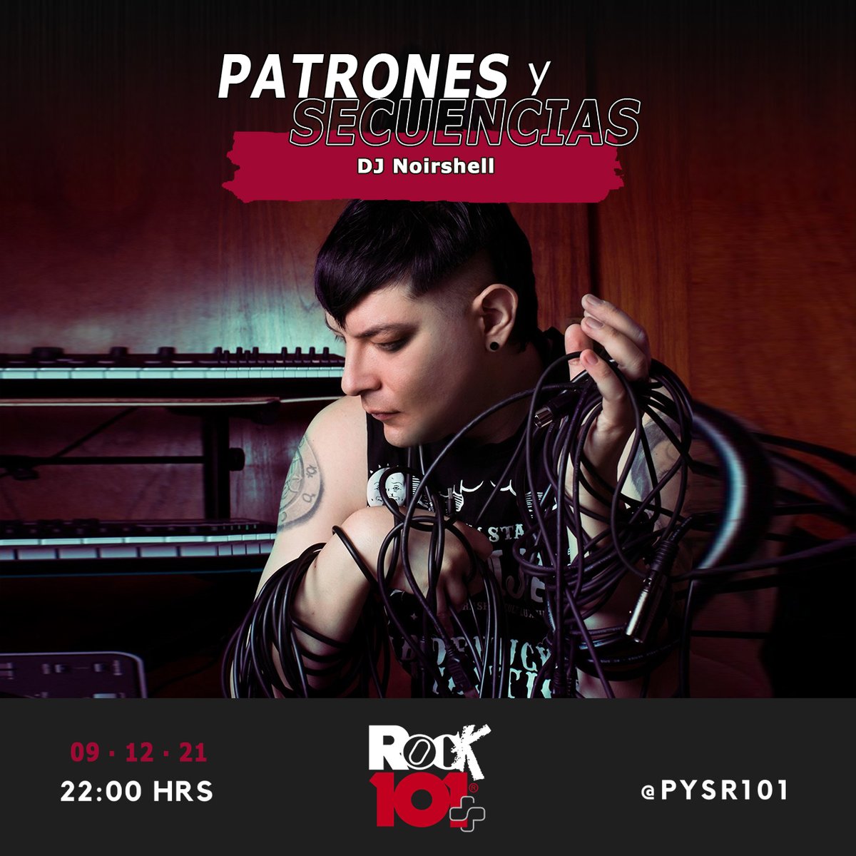 Hoy en Patrones y Secuencias:

<a href="/NoirShell/">NoirsHell</a>  

Por #ROCK101más y Guadalajara 95.9 FM <a href="/r101ck/">Rock101</a>   rock101online.mx/programas/patr…

22:00 hrs. 

Conduce: <a href="/BishopUPG/">Subunda & Breakbeats</a> 

🎙📻🤖👾