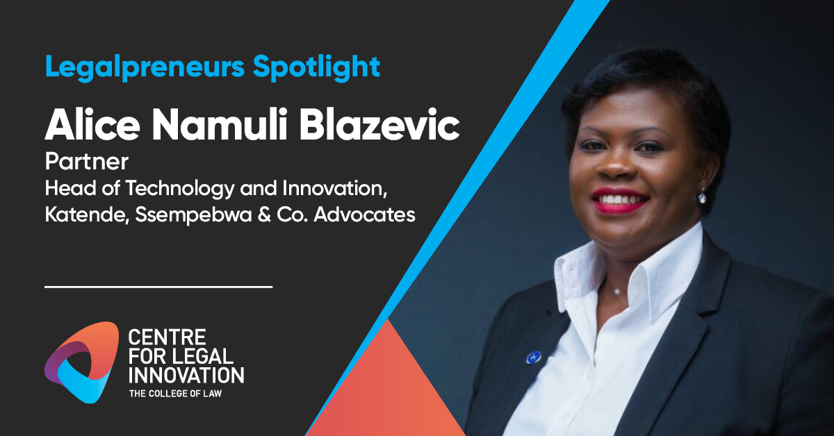 Legalpreneurs's tweet photo. We're closing out our 2021 Legalpreneurs Spotlight on a high with our very first spotlight shining on Africa and featuring the amazing work and inspiring insights from Alice Namuli Blazevic - you'll find the spotlight here: https://t.co/2fotPexf8z Thank you soooo much, Alice! https://t.co/8pPUAHx3z2