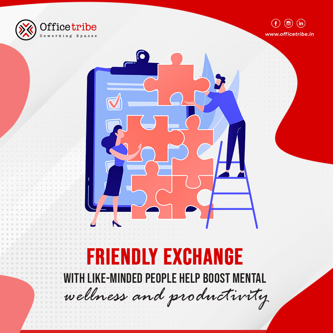 Officetribe_Co's tweet photo. Community where interacting with strong-minded individuals adds self-esteem and is conducive to the members mental health. To enjoy 1 Day Free Trial call us at +91-9903920188.#coworking #cowork #coworkingspace #officespace #workspace #sharedofficespace #coworkingcommunity #office https://t.co/s9hroIvvP3