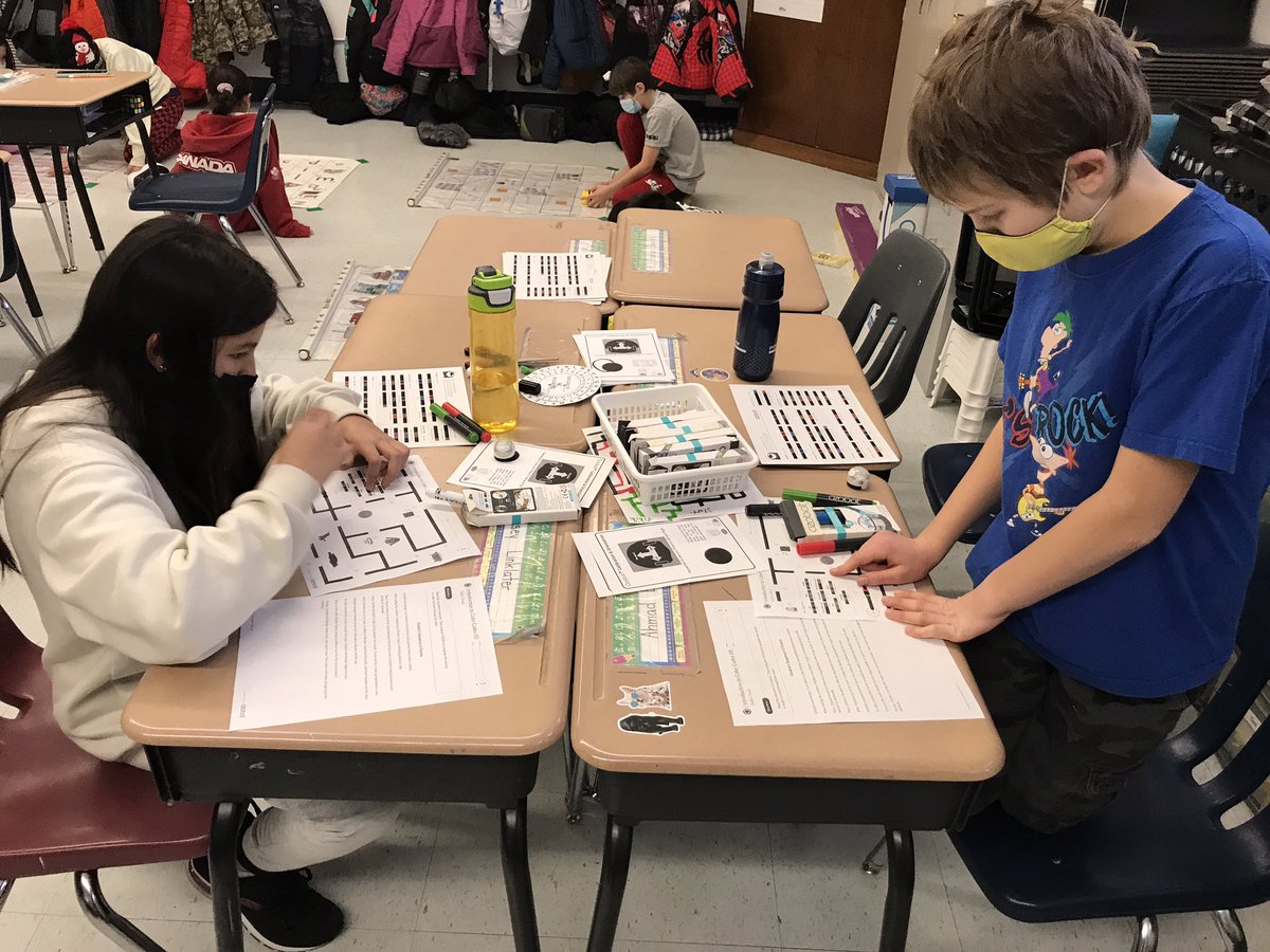 Celebrating #ComputerScienceEducationWeek in Room 2 <a href="/IsaacBrockWSD/">Isaac Brock School</a> #girlscancode #HourOfCode #ozobots #codingforkids #beebots #codespark