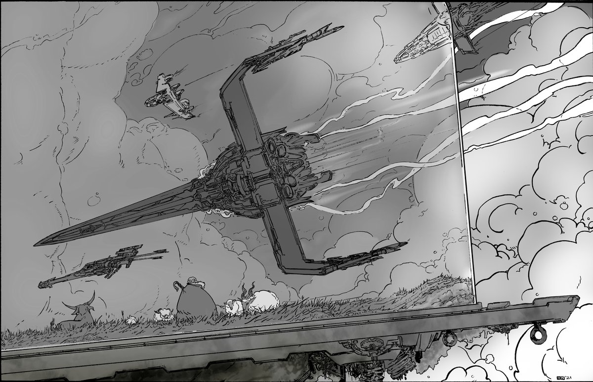 mm_mmm's tweet photo. Style testing for something that's still a ways off...
#makingcomics #scfi #plasticsouls #mikemcghee #artistsontwitter #comics https://t.co/dOBSdQkFlA