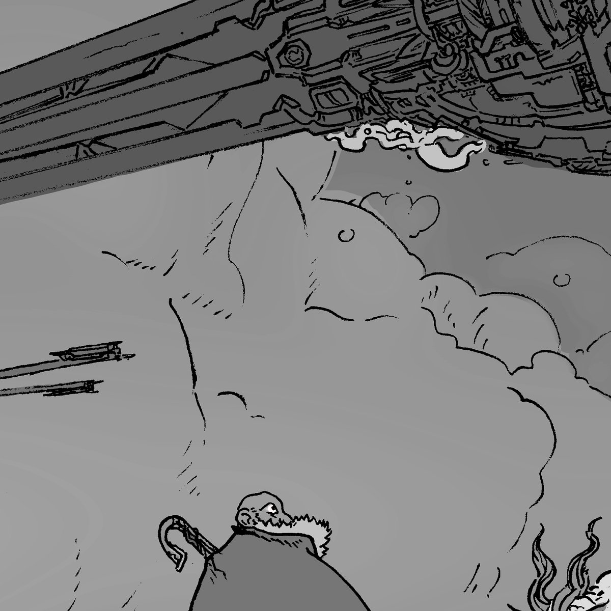 mm_mmm's tweet photo. Style testing for something that's still a ways off...
#makingcomics #scfi #plasticsouls #mikemcghee #artistsontwitter #comics https://t.co/dOBSdQkFlA