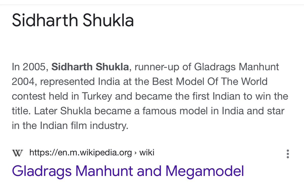DubaiSidhearts's tweet photo. Proudly remembering & cherishing our heartthrob @sidharth_shukla when this day (09 Dec) in 2005 a simple mumma’s boy not only bcame 1st Indian bt 1st Asian to beat contestants from 40 countries across Asia, Latin America, Europe & won #WorldBestModel title.
💖 U #SidharthShukla👑 https://t.co/dXh5IYPk84