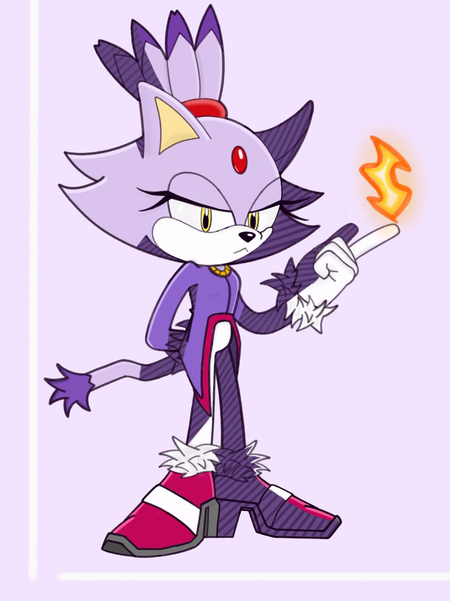 Blaze the cat. 