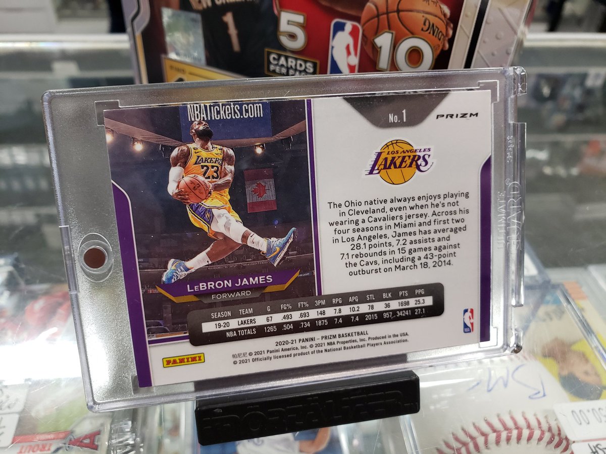 surfcitycards's tweet photo. Customer Cracks Mega box to find HUGE Card @surfcitycards 2020-21 Prizm LEBRON JAMES "Kobe Dunk" Pink Cracked Ice #lebronjames23 #kobedunk #panini https://t.co/cXWR1OXLRl