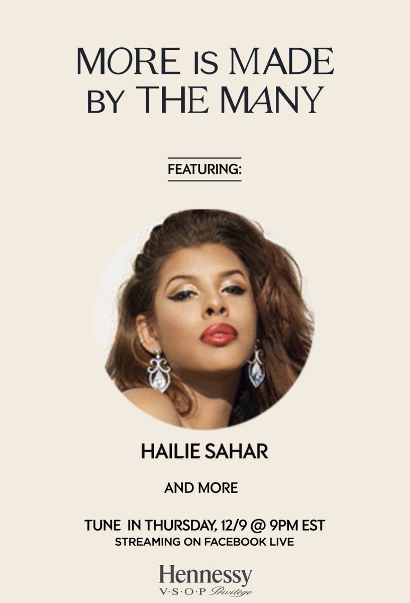213Sahar's tweet photo. I’m so happy to partner with @Hennessy this Holiday Season 🎄🎁🖤
Tune in tomorrow on the Hennessy Facebook page at 9pm EST.
#MoreByMany
#hennessyvsop https://t.co/69KgOdD6A7
