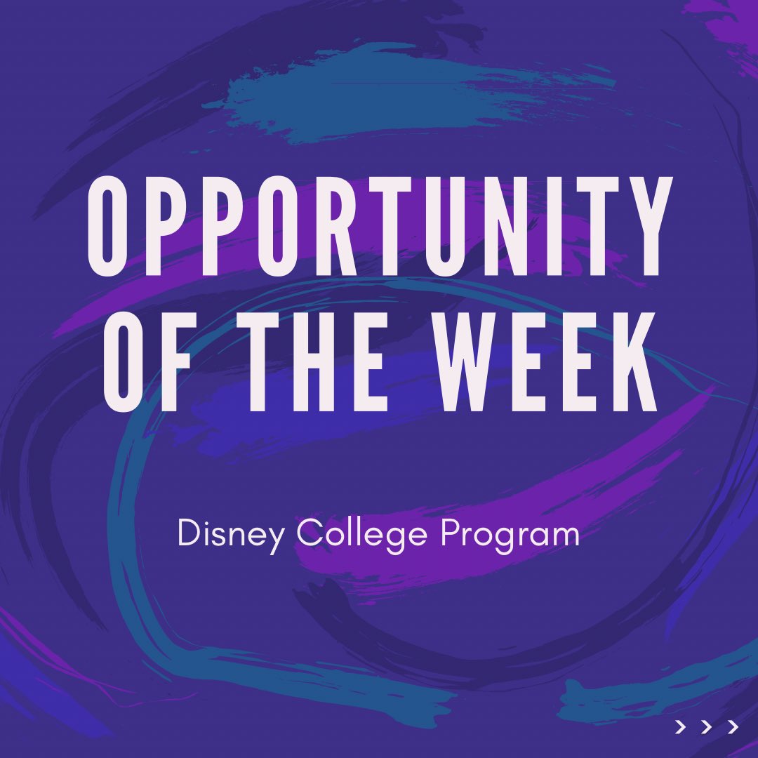 UWCareerCtr's tweet photo. Apply for the Disney College Program at The Walt Disney Company!
Use this link to get started: https://t.co/ZTME41V0eW

For more about the roles you may be assigned to, use this link here https://t.co/3GEdOOvy2w

Applications are due April 30, 2022 @ 9:00 AM

#Disneyland #Career https://t.co/3xT2Pz58jP