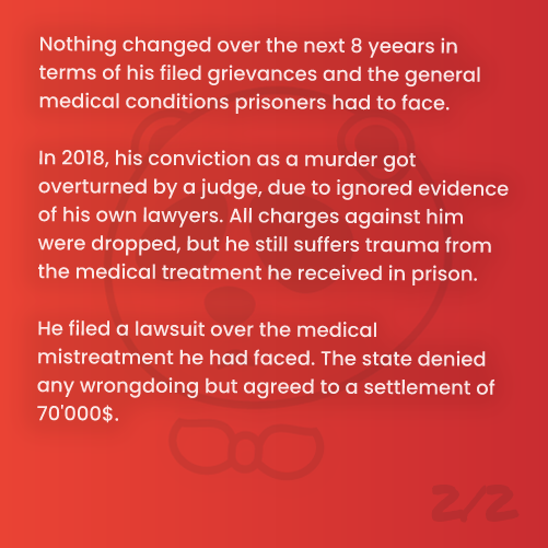 guiltypandagang's tweet photo. GPPG DIARY, DAY 18:
"Failed Surgery"
🇺🇸 Stateville Prison, Chicago, U.S.;
📅 June 2010;
Story by @injusticewatc
#jailgate #NFTs #nftart #justice https://t.co/w1khtJh2rv