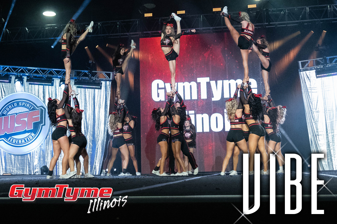 GymTymeIL's tweet photo. Congratulations VIBE! 1st place U19 Coed4 at WSF Grand Nationals and a qualifying bid to US Finals. #goodtymes #goodvibes #whatsup7 https://t.co/JiPRAE3YrY