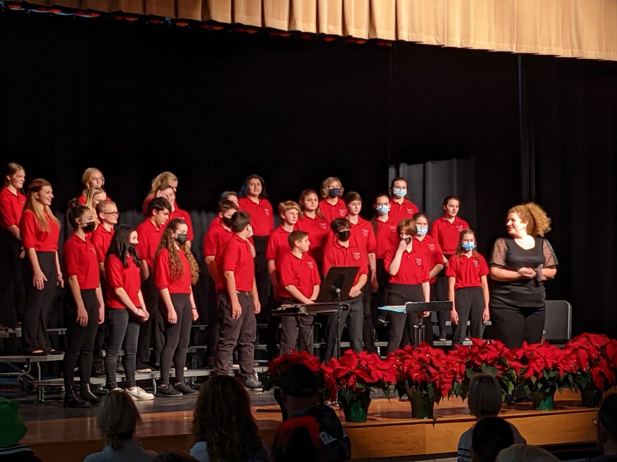 Congrats to the GMS 7th &amp; 8th grade choirs on a beautiful concert!! Terrific effort by all our talented students &amp; Director.