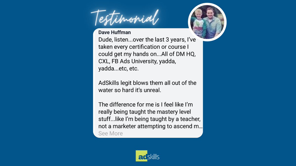 Ever think🤔"Why Should I sign-up for AdSkills, I already did other courses &amp; certifications."

The answer is simple: Ask our members