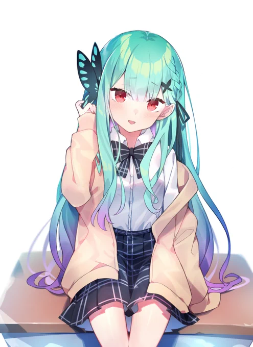 制服るしあちゃん🦋🦋
#絵クロマンサー 