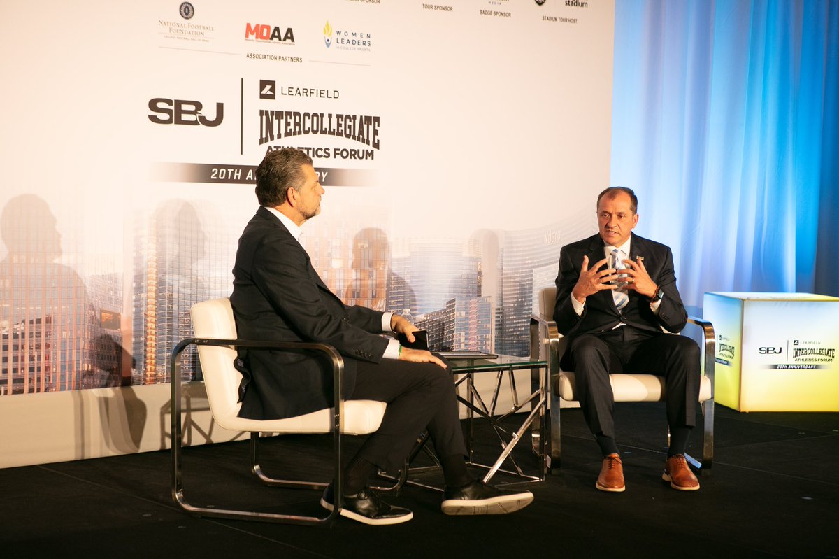 Commissioner Phillips speaking at the LEARFIELD Intercollegiate Athletics Forum earlier today! 👏👏👏

<a href="/sbjsbd/">sbjsbd</a> | #SBJIAF